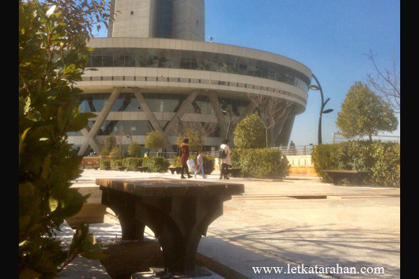 مبلمان شهری -پروژه مبلمان شهری برج میلاد تهران شرکت مهندسی لتکا طراحان ایده